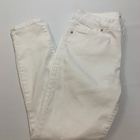Artisan NY White Denim Skinny Stretch Jean - Picture 1 of 9